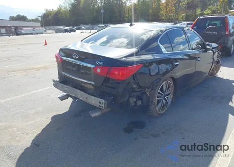 2015 Infiniti Q50 Premium/Sport из США, поврежденный, VIN JN1BV7AP4FM335491